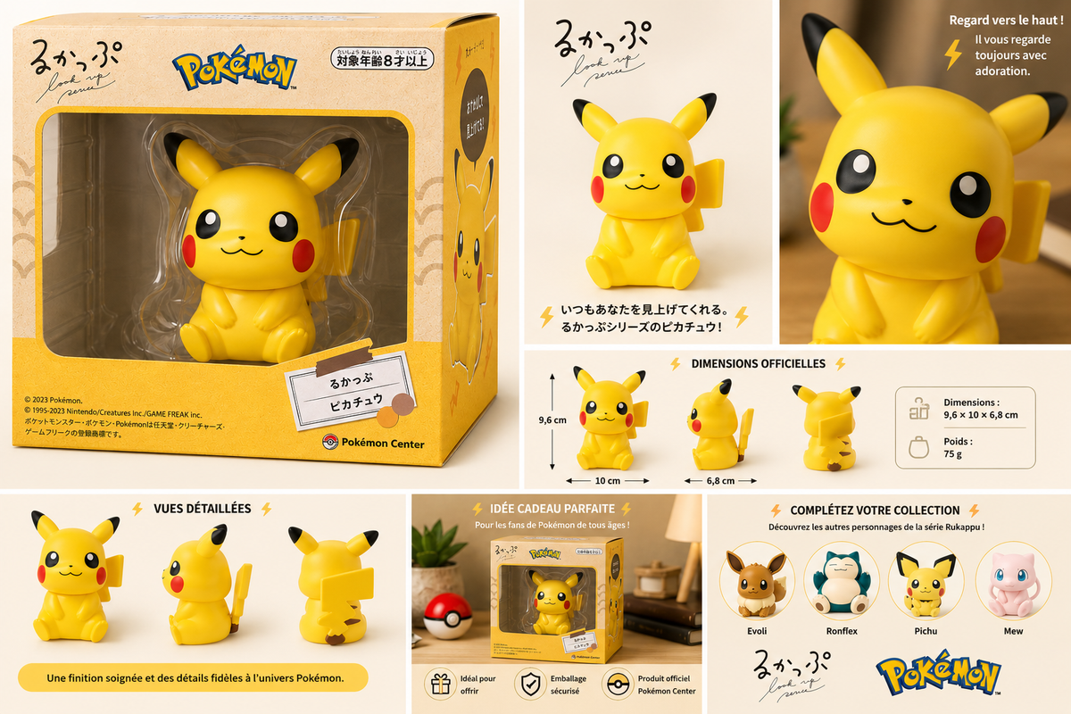 Pikachu — Pokémon Center Rukappu JP